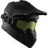 Зимний внедорожный шлем-модуляр CKX Titan Airflow Matt Black с очками