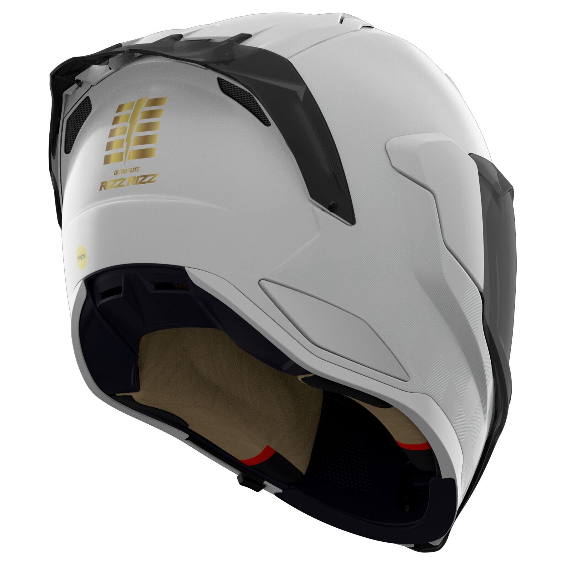 Купить шлем Icon Ultraflite Rizz Rizz White - Motolife78.ru